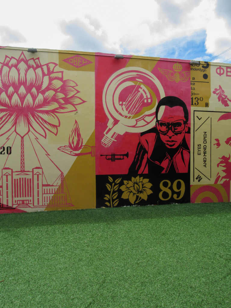 Miles Davis by Shepard Fairey Wynwood, Walls, Miami, Florida
